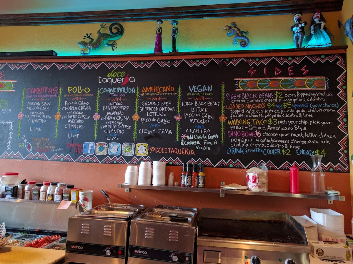 Doce Taqueria Menu - Image 5